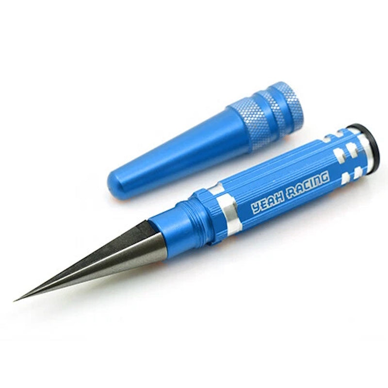 Yeah Racing YT-0178BU Aluminum Body Mounting Hole Reamer 0-14mm Blue