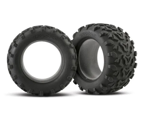 Traxxas TRA4973 Maxx Tires w/Foam Inserts for 3.8" T-Maxx E-Maxx Revo Wheels - PowerHobby