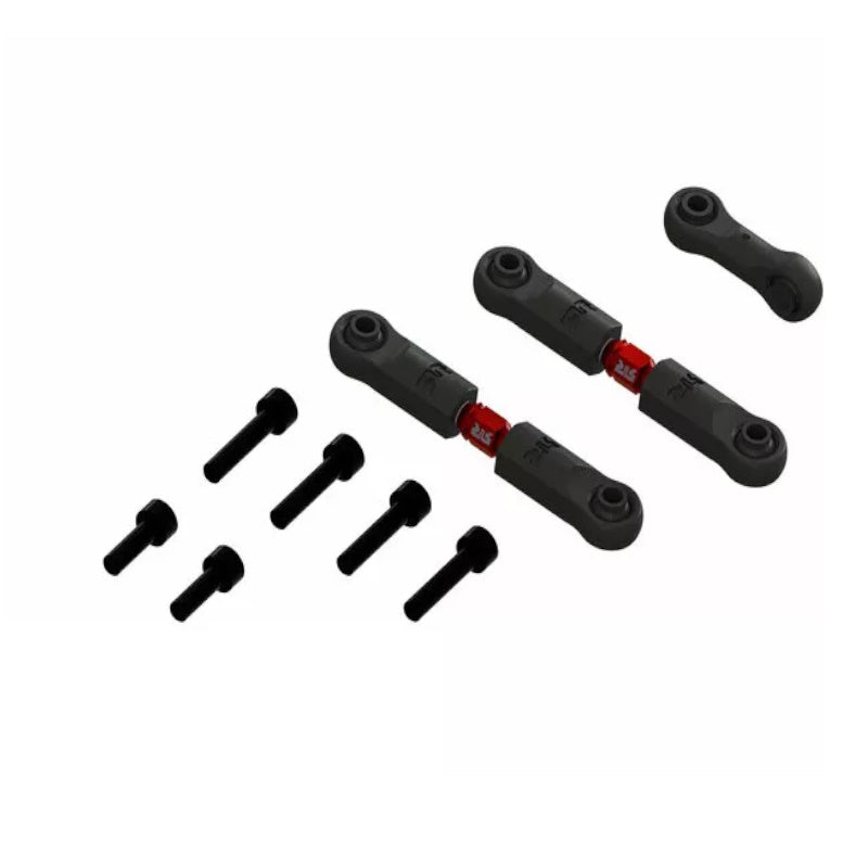 Arrma ARA340217 Aluminum Adjustable Steering Links Set B (2): GROM