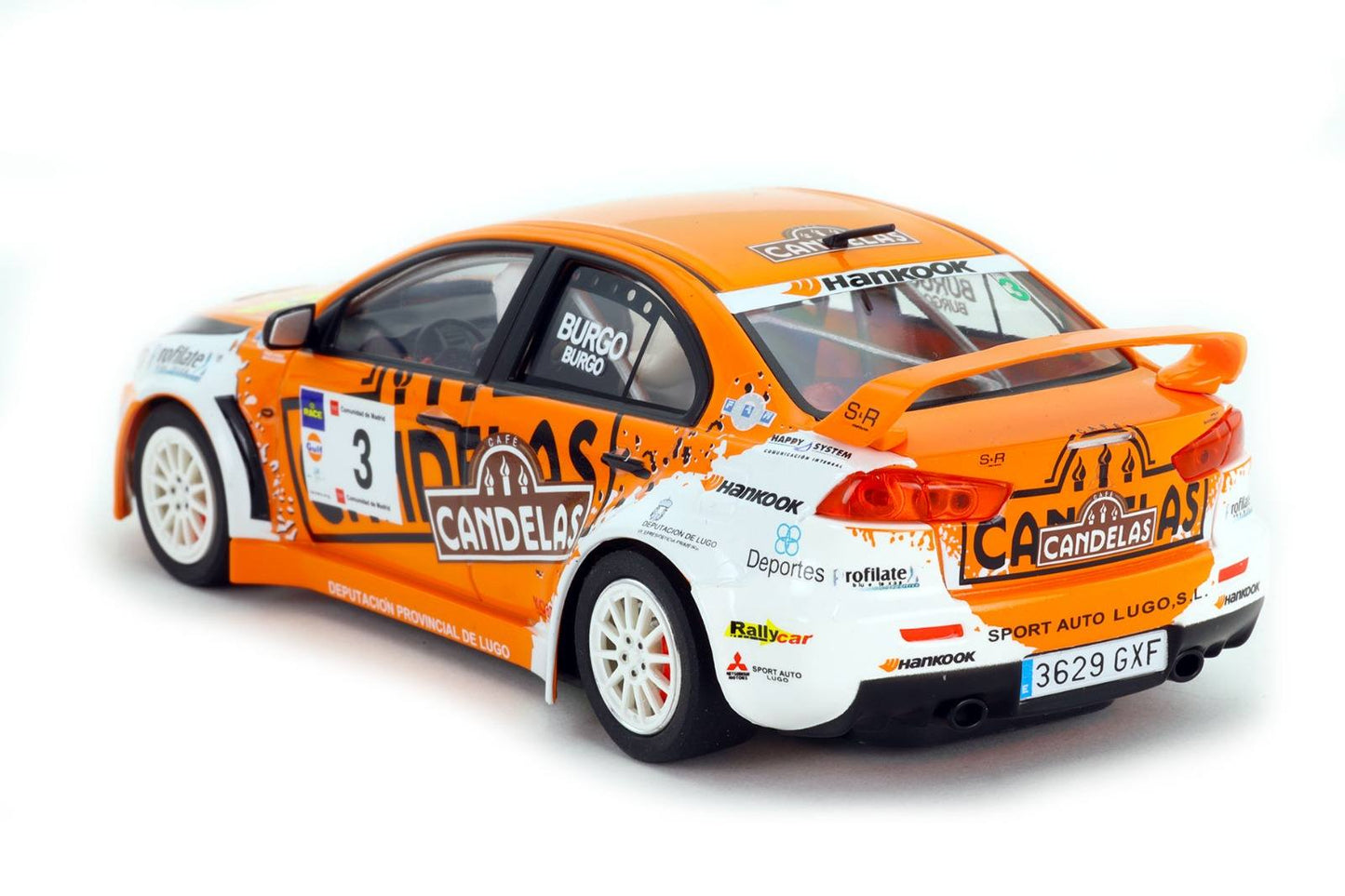Avant Slot Mitsubishi Evo X #3 Rally Madrid 2010 1/32 Slot Car 50811 Avantslot