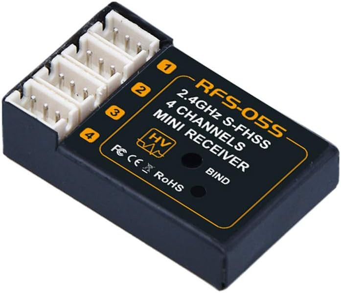 AGFRC Receiver RFS05S 2.4G 4CH Compatible FUTABA for RC Drone Mini Aircraft / RC