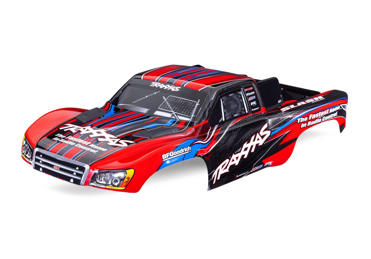Traxxas 5924-RED Slash 2WD Clipless Body