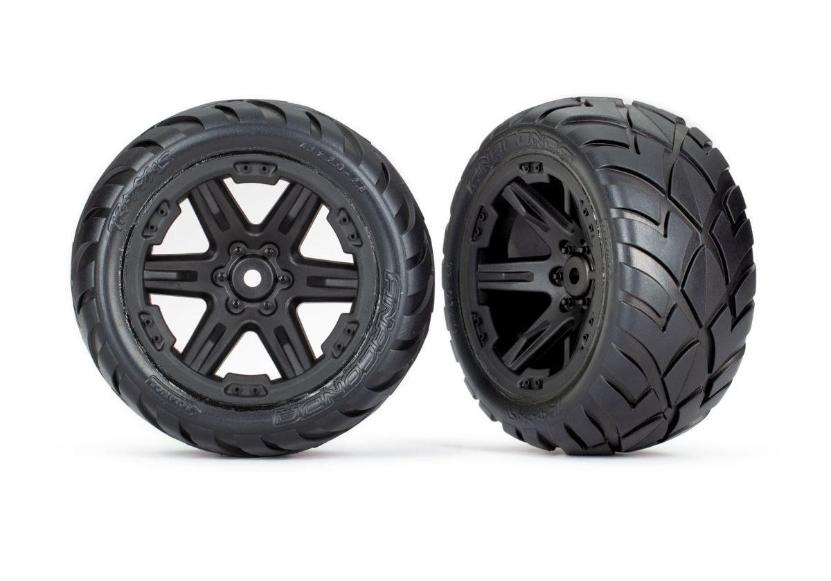 Traxxas 6768 RXT Anaconda Tires Wheels Rear
