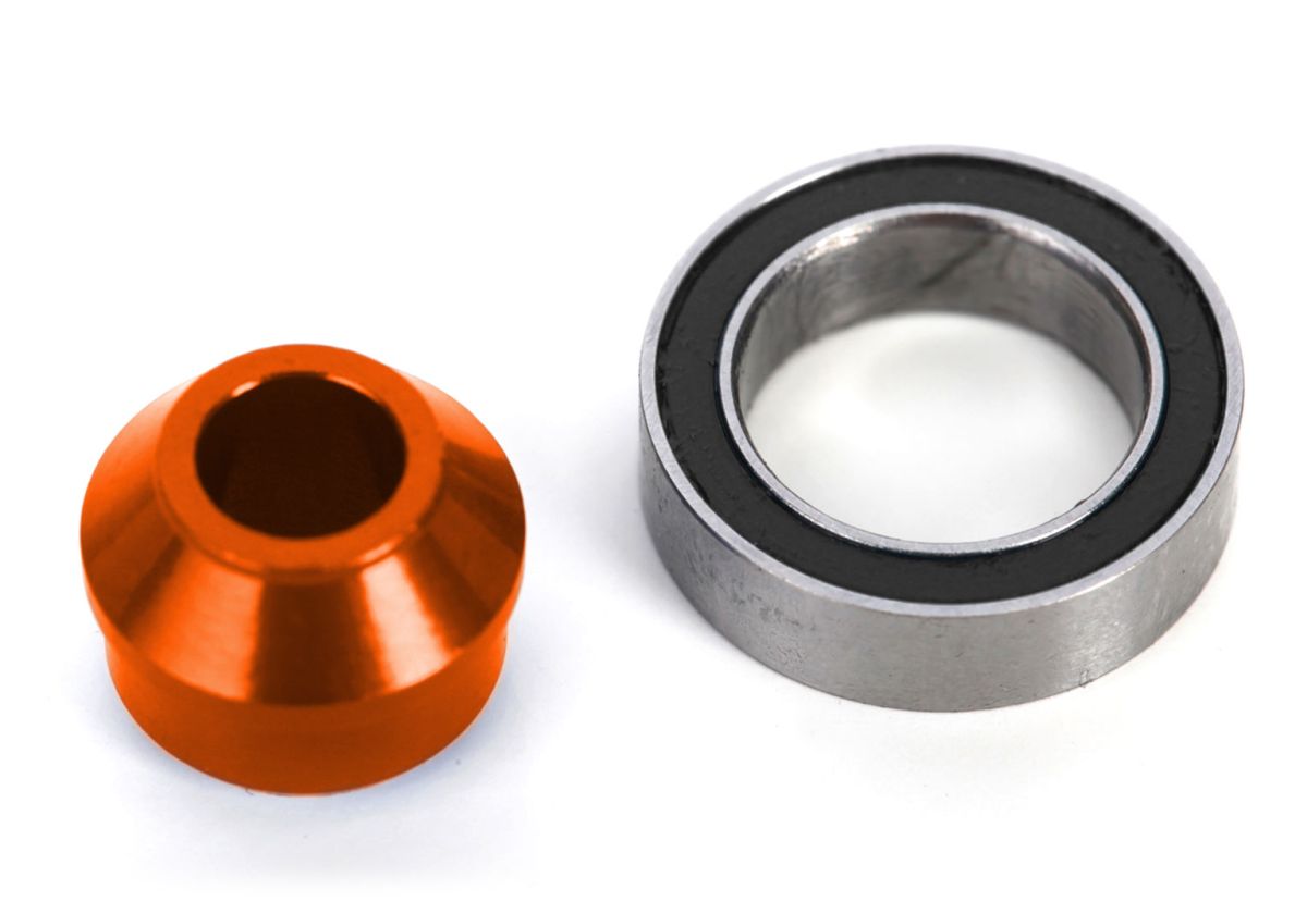 Traxxas 6893-ORNG Orange Aluminum Bearing Adapter
