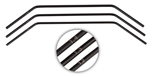 Team Associated ASC71128 Front Anti-roll Bar Set