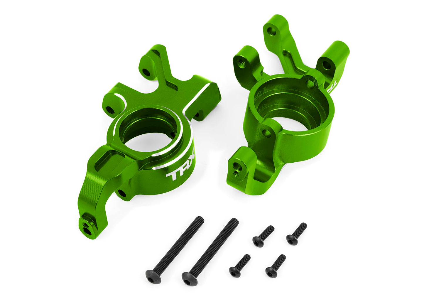 Traxxas 7836-GRN X-Series Green Aluminum Steering Blocks X-Maxx XRT