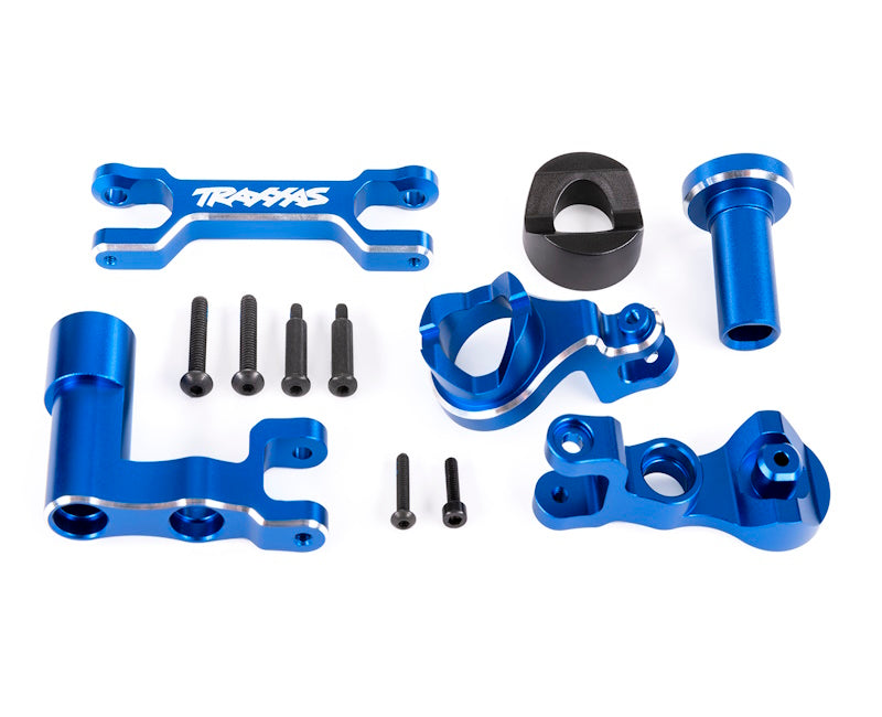 Traxxas 7843-BLUE XRT Steering Bellcrank Left & Right/ Draglink Blue