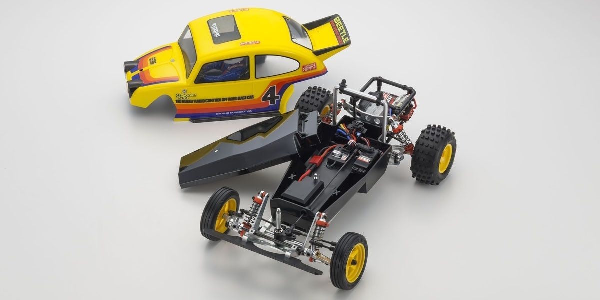Kyosho 30614D Beetle 2014 1/10 2WD Electric Off-Road Buggy Kit- Yellow
