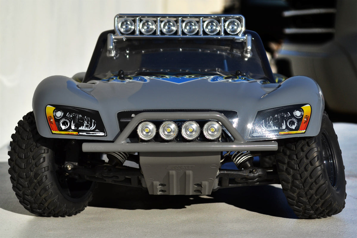 RPM 80956 Gray Front Bumper on Traxxas Slash