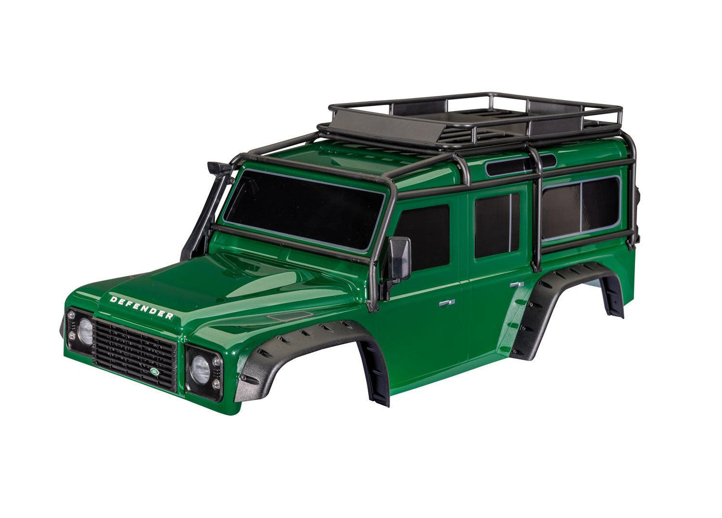 Traxxas 8050-GRN TRX-4 Land Rover Defender Clipless Green Body.
