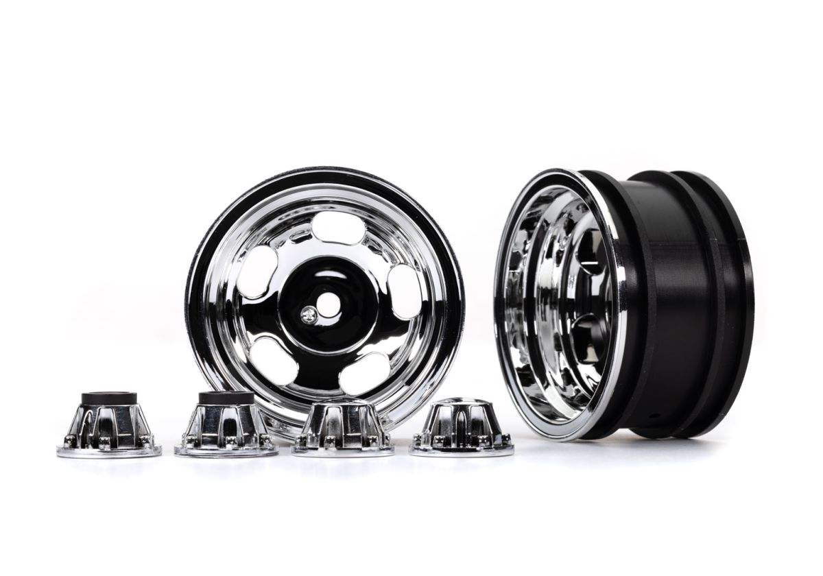 Traxxas 8158X Wheels, 2.2" Chrome (2)
