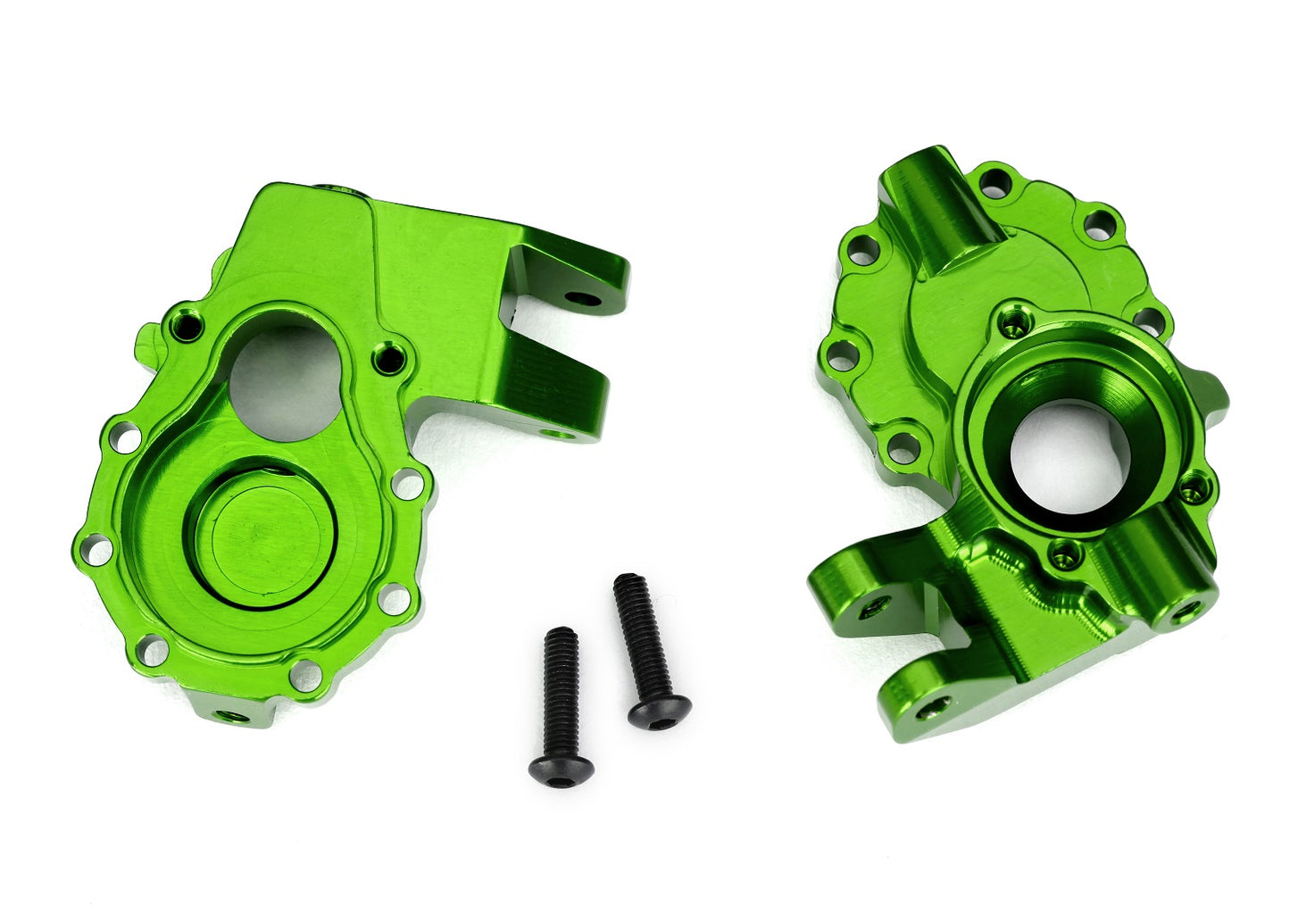 Traxxas 8252G Green Aluminum Inner Front Portal Housings (2)
