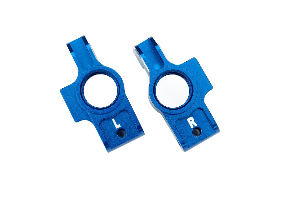Traxxas 8352X-BLUE Blue Aluminum Stub Axle Carriers