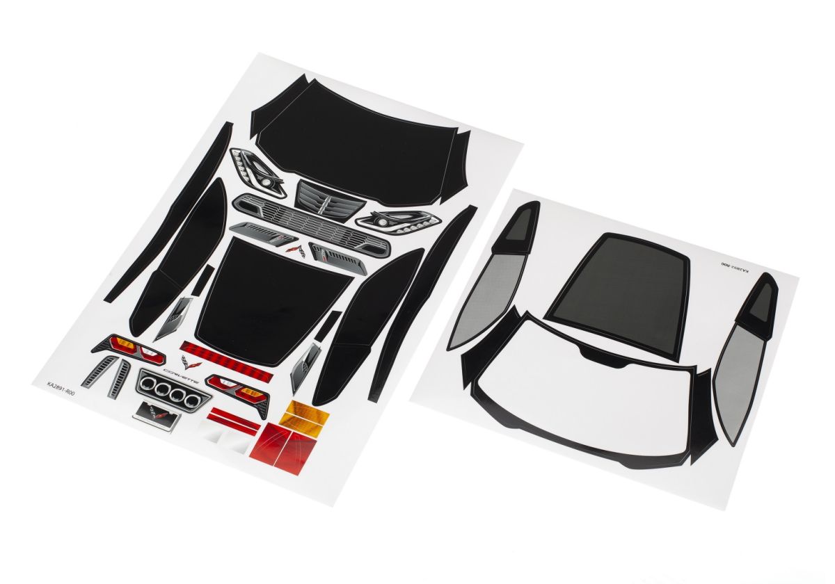 Traxxas 8387 Chevrolet Corvette Z06 Decal Sheets