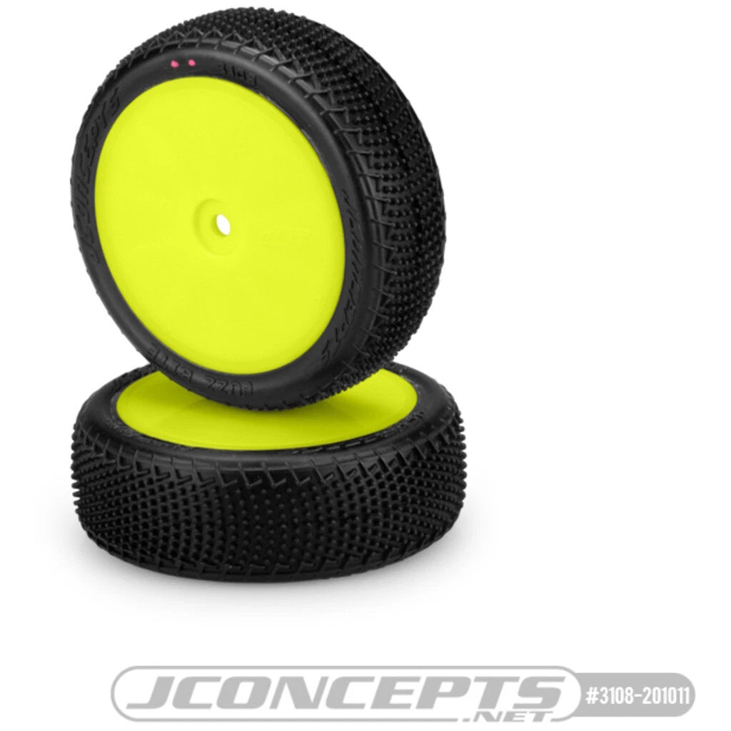 JConcepts 3108-201011 Fuzz Bite Lp 4WD Front Pink Compound Pre-Mounted On 3353y