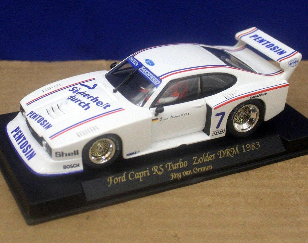 Fly Carmodel Ford Capri RS Turbo Hockenheim 1978 – Slot Car Hans Heyer