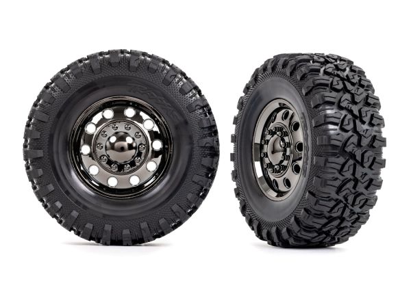 Traxxas 8854 TRX-6 Front Tires/Wheels