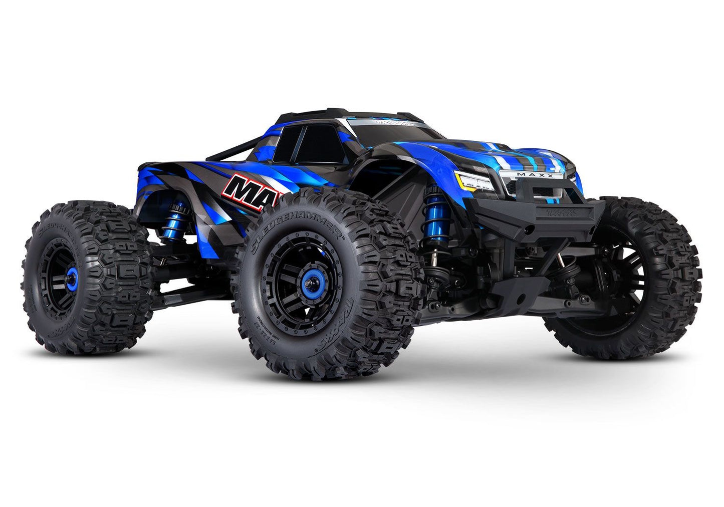 Traxxas 89086-4-BLUE Maxx WideMaxx 4S Brushless 4WD Monster Truck RTR