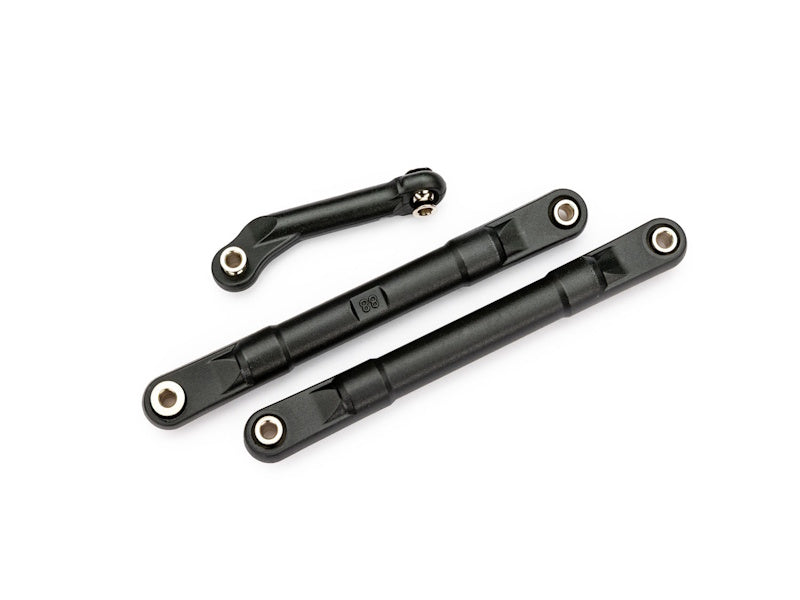 Traxxas 9027 Black Composite Toe Links 98mm with Steering Link
