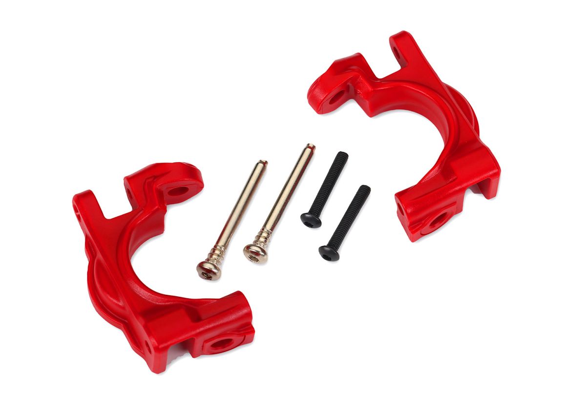 Traxxas 9032R Red Extreme Heavy-Duty Caster Blocks