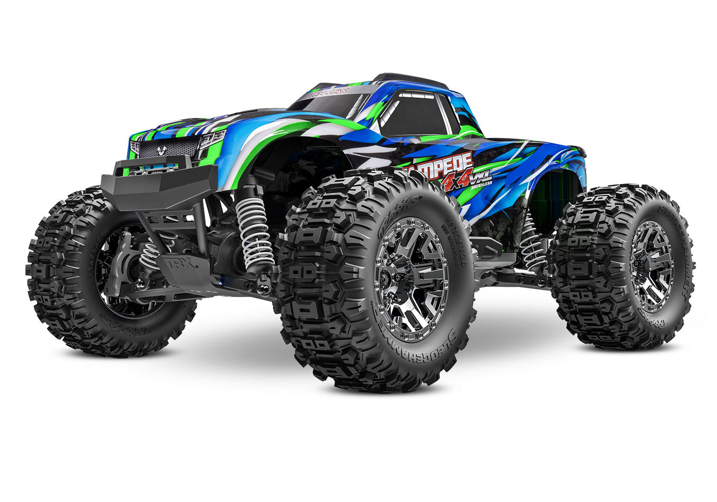 Traxxas Stampede 4x4 VXL Brushless RTR 1/10 4WD Monster Truck Green