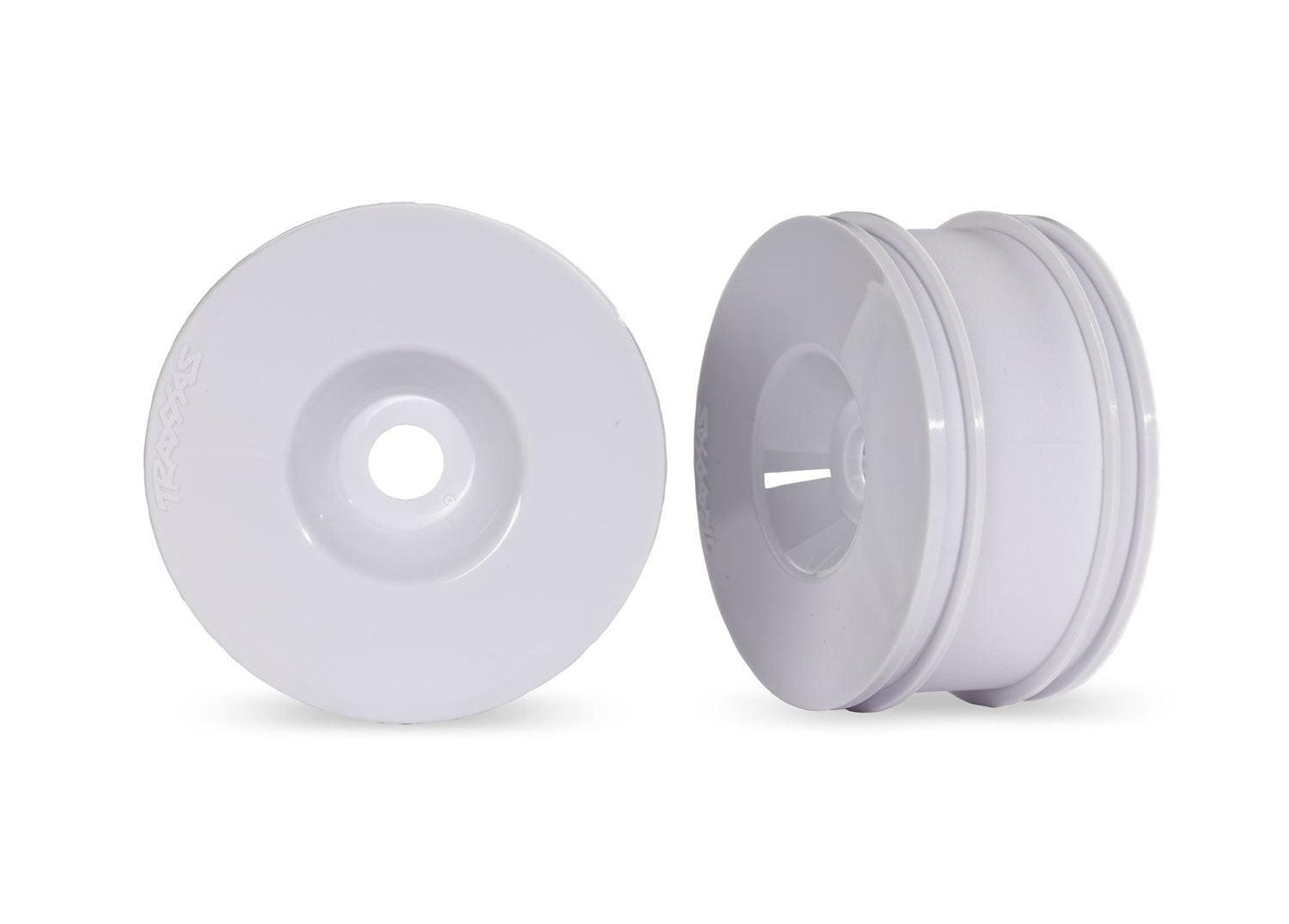 Traxxas 9070-WHT 3.0" White Dished Wheels (2) Jato 4X4.