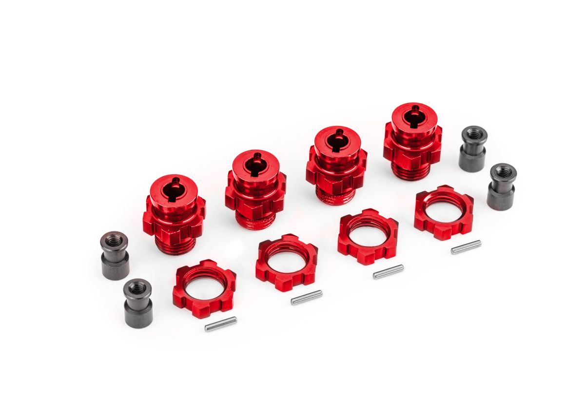 Traxxas 9086-RED 17mm Splined Wheel Hubs