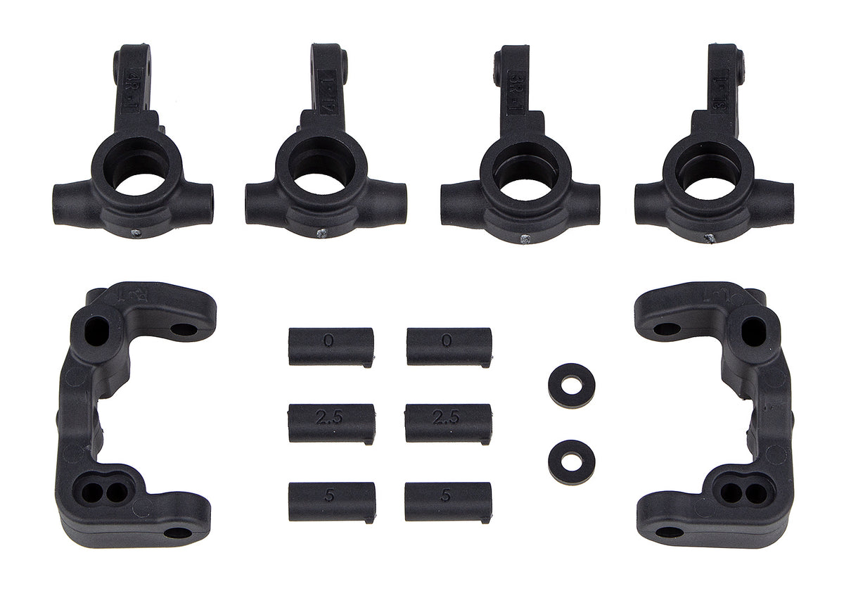 Team Associated ASC91985 RC10B6.4 Carbon Caster Blocks