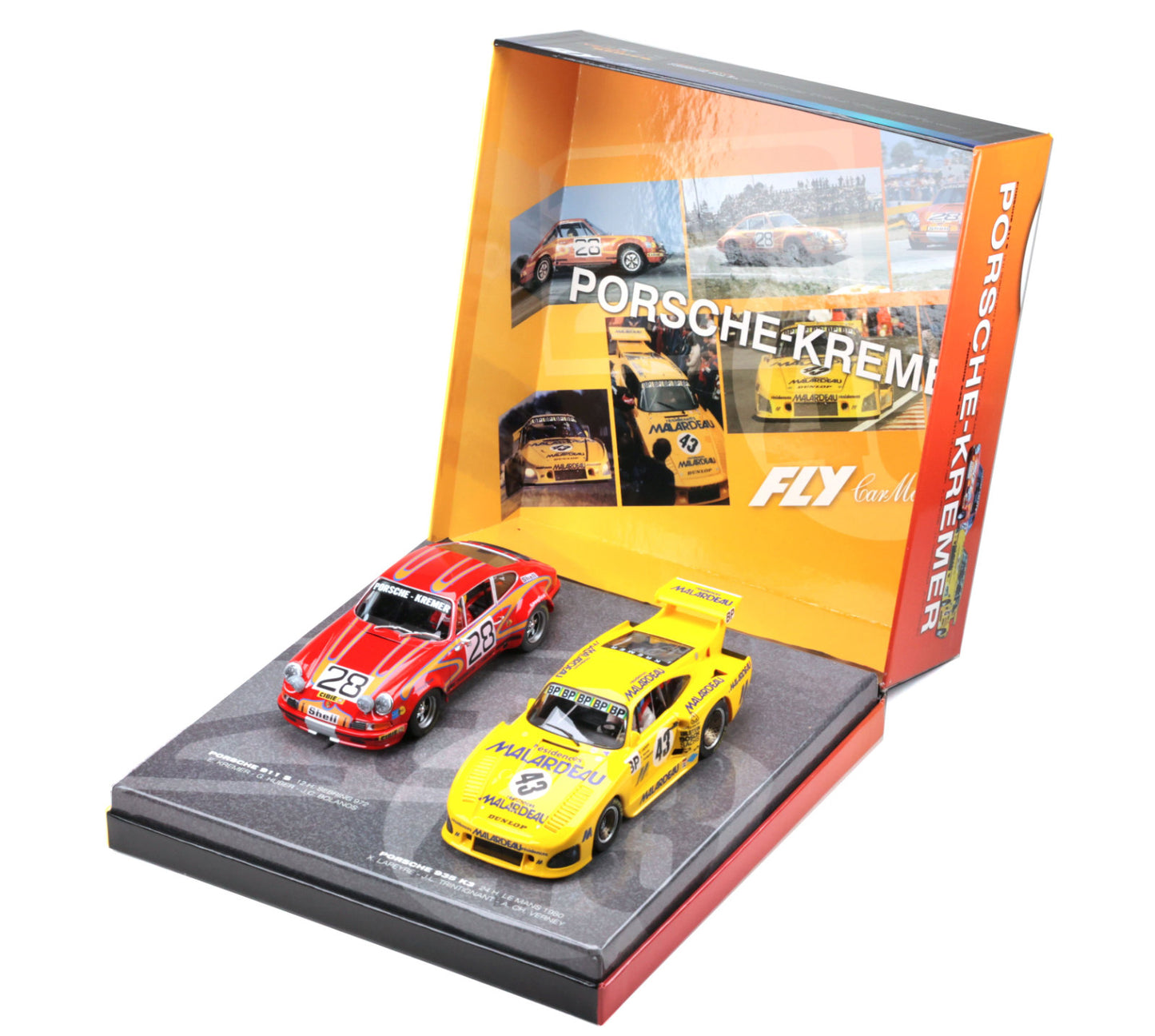 FLY 99065 Porsche 911 & 935 Kremer Racing Twin Set Le Mans 1/32 Slot Car