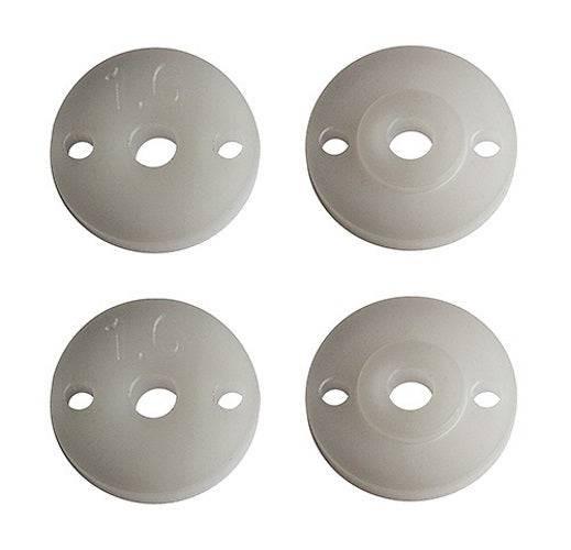 Associated 12 mm Pistons V2 2x1.6 Thin RC10B6.1 RC10SC6.1 RC10T6.1 RC10B74 - PowerHobby