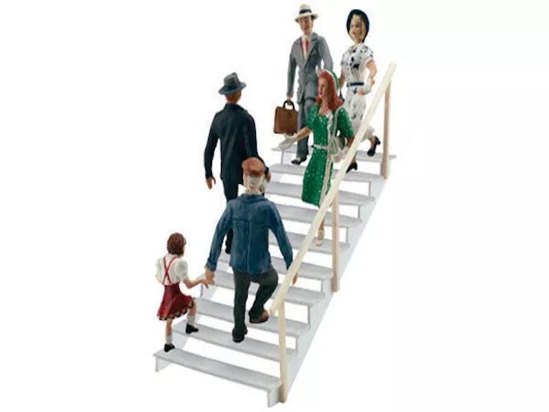 Woodland Scenics Wildlife Standoff Figure In Scala HO Per Treni Modellismo, Set A1942