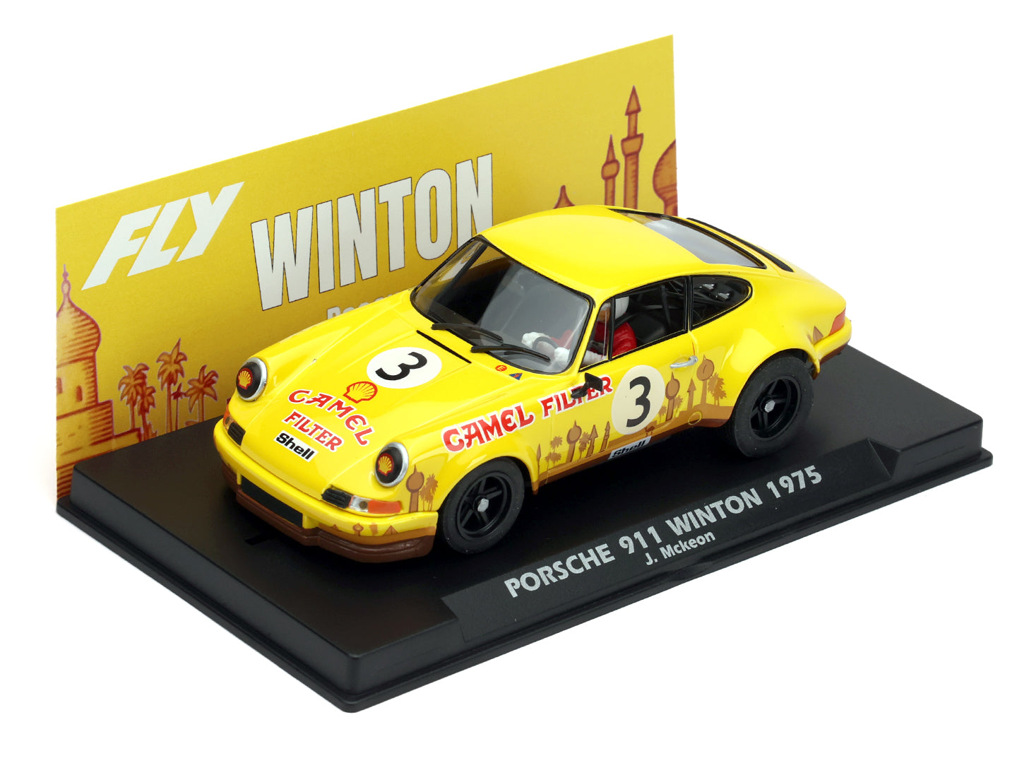 Fly Porsche 911 Camel Winton Motor Raceway 1/32 Slot Car A2086 Flyslot