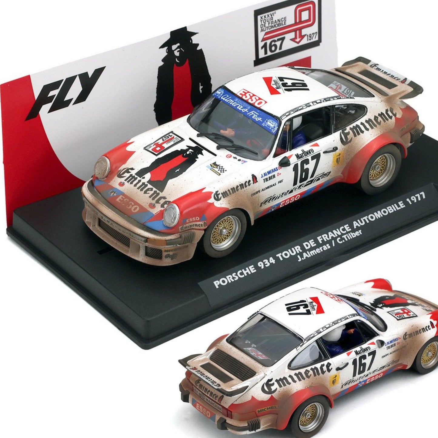 Fly Porsche 934 Eminence Tour de France After Race 1/32 Slot Car A2092AR