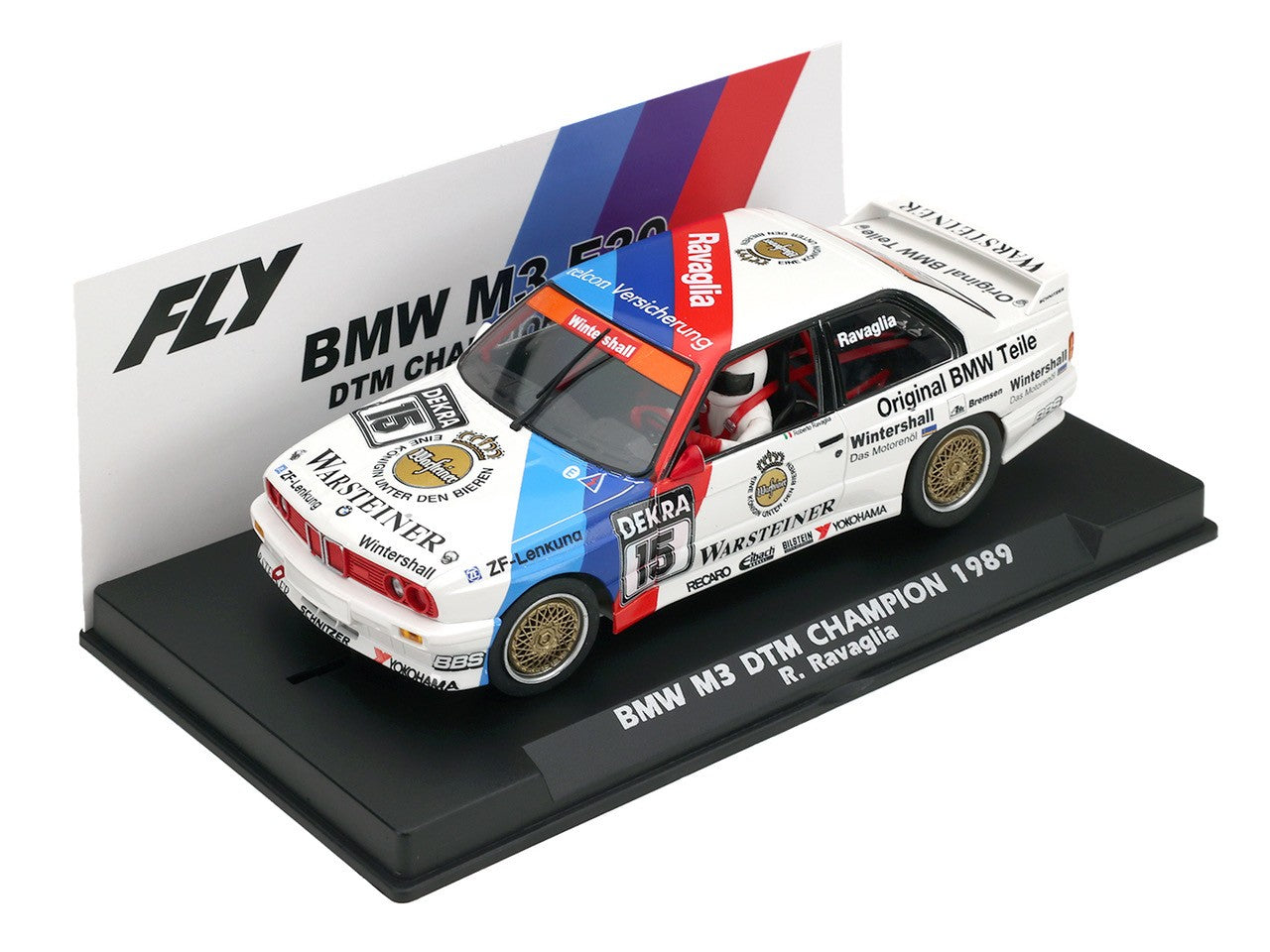 Fly BMW M3 E30 Warsteiner 1989 DTM Champion 1/32 Slot Car A2099