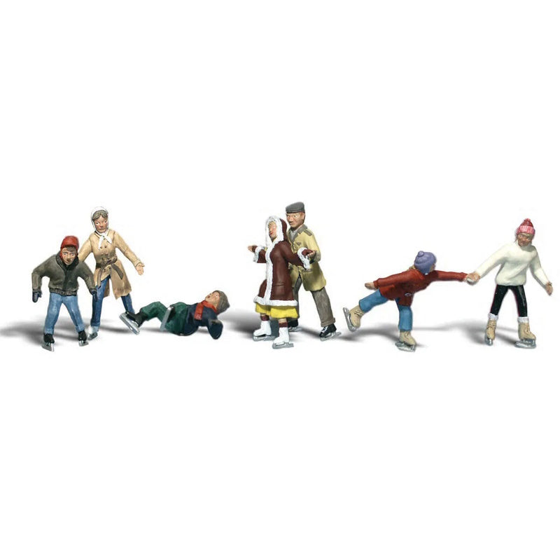 Woodland Scenics A2184 N Scale People Ice Skaters - PowerHobby