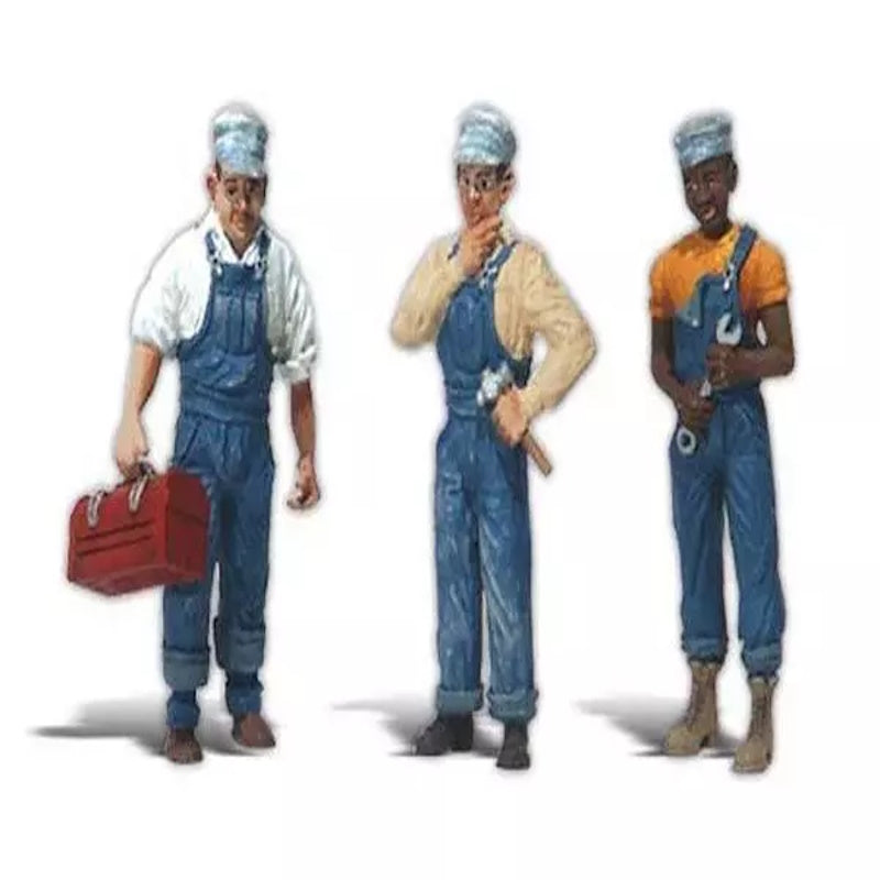 Woodland Scenics A2549 G Train Figures Three Train Mechanics