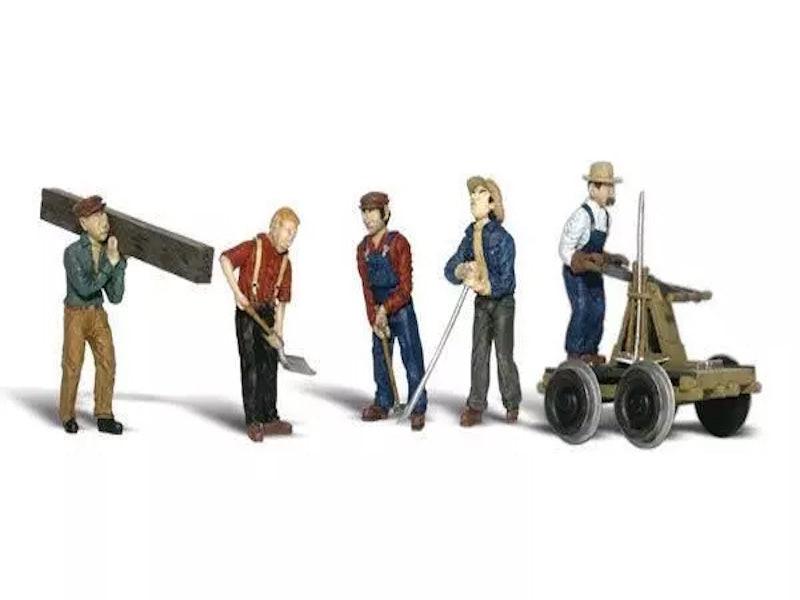 Woodland Scenics A2747 O Train Figures Rail Workers