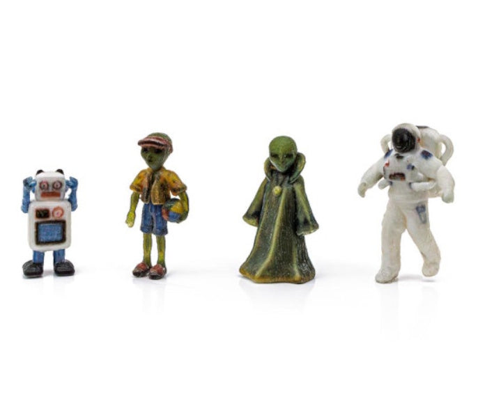 Woodland Scenics A2870 Find Me Figures Sci-Fi Figures - N Scale (4 PACK)