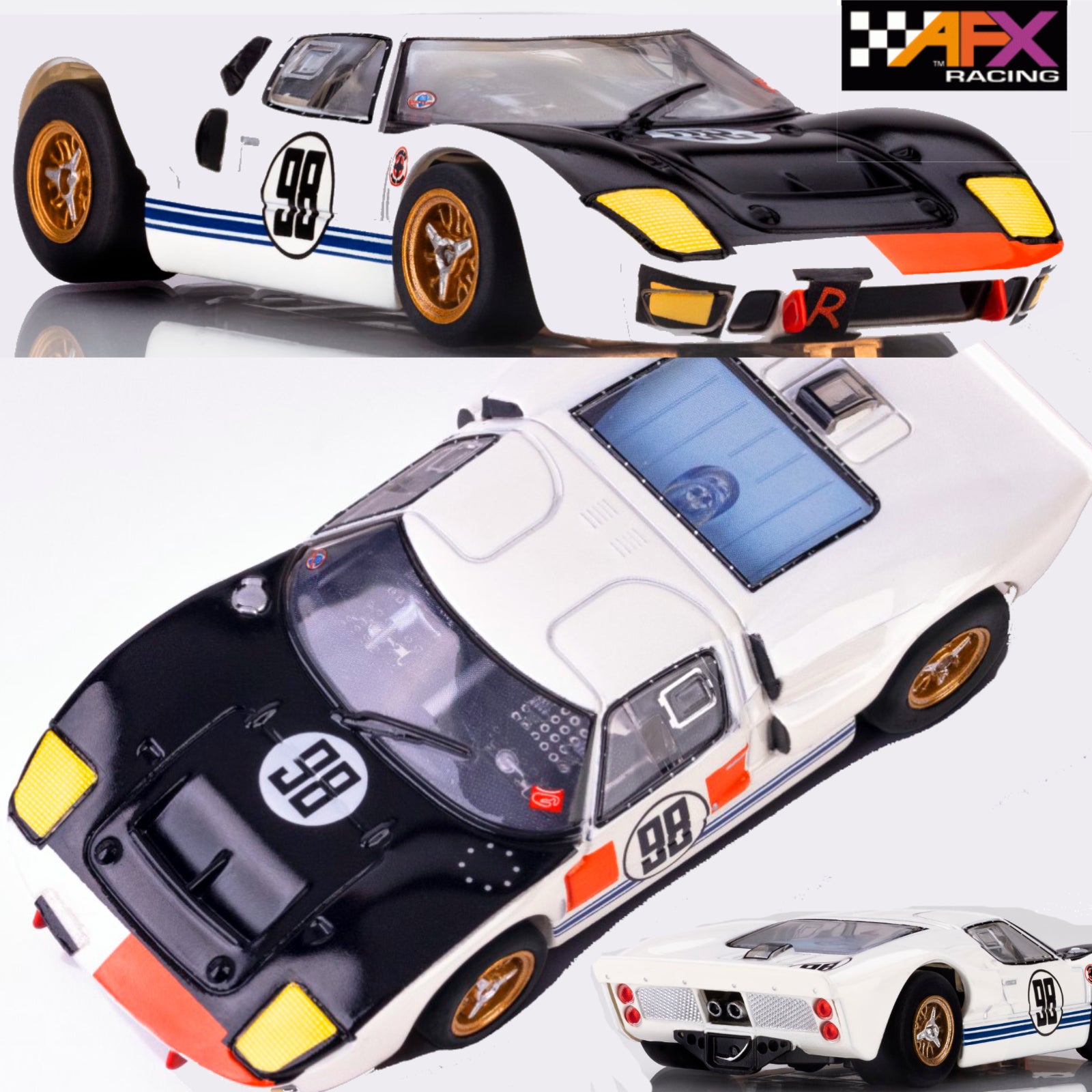 105 スケレ FORD GT40 スロットカー Amazon | Carrera 23958 フォード GT40 MKII No.6 1:24スケール