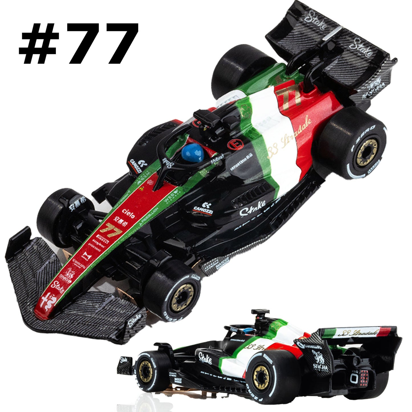 AFX 22080 Alfa Romeo F1 Monza Valtteri Bottas HO Slot Car Formula One.