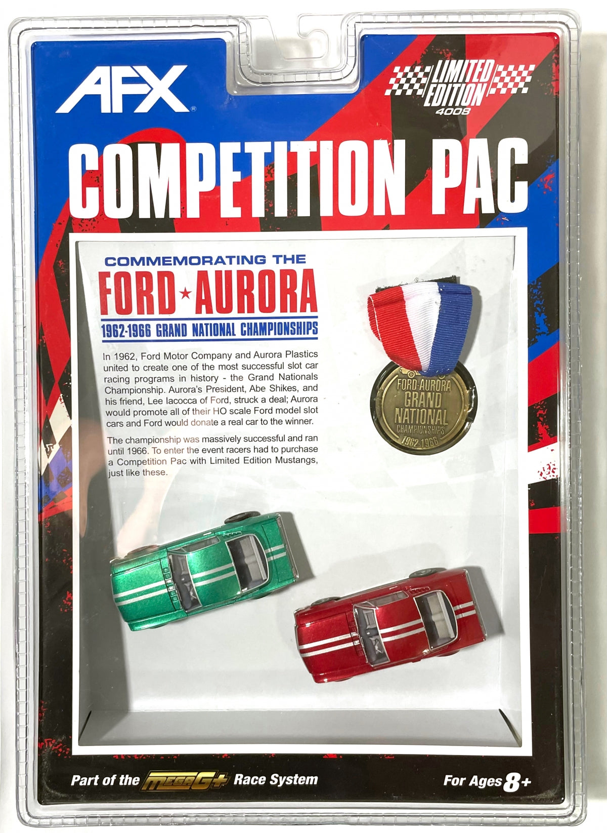 AFX 1966 Mustang Competition Pac HO Slot Car for Auto World Exclusive 22085