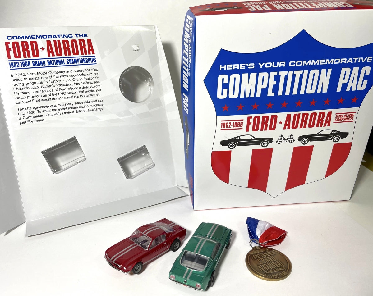 AFX 1966 Mustang Competition Pac HO Slot Car for Auto World Exclusive 22085