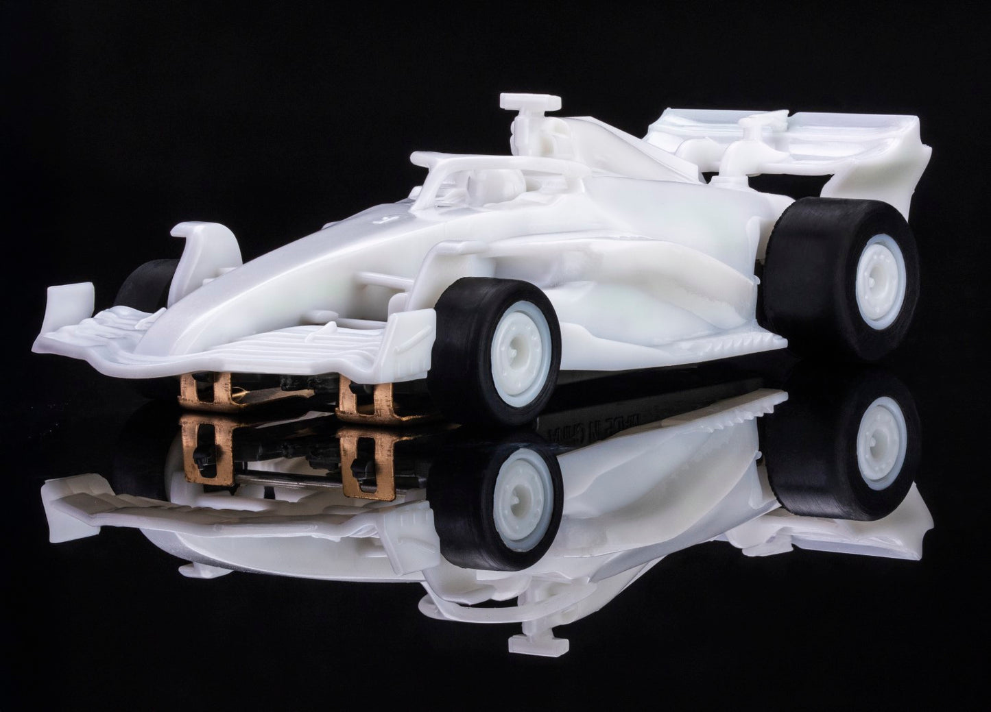 AFX 22089 Formula F1 White Paintable Unpainted HO Slot Car MegaG+ AFX22089