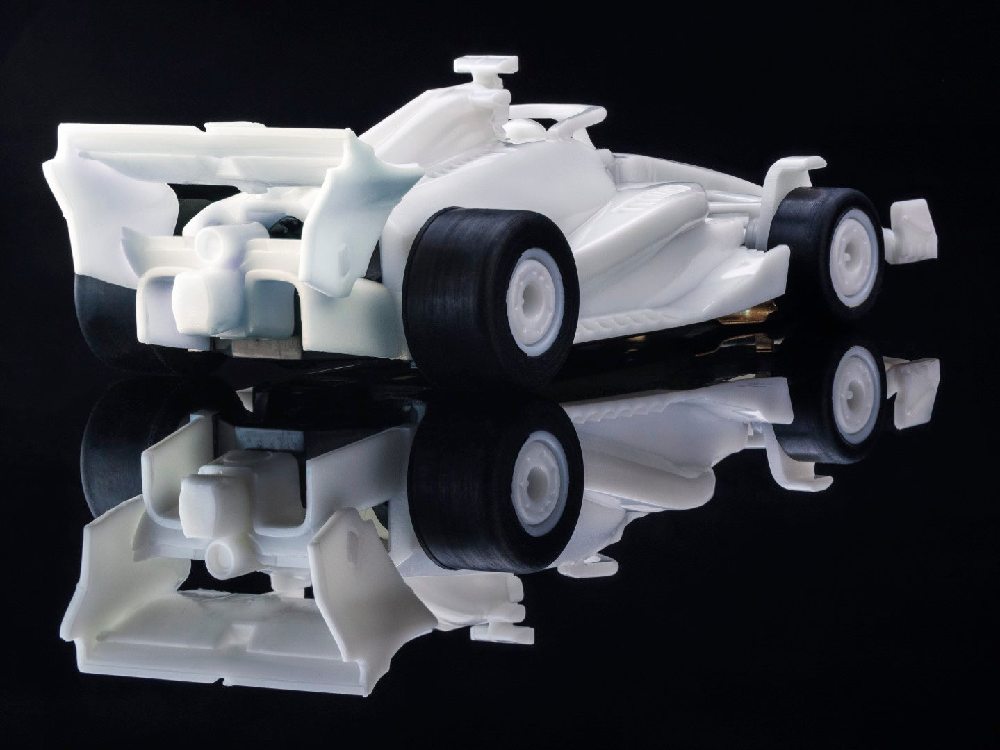 AFX 22089 Formula F1 White Paintable Unpainted HO Slot Car MegaG+ AFX22089