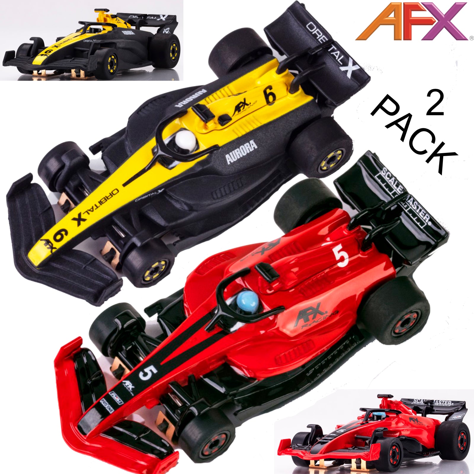 AFX 22106 Formula Pack F1 HO Slot Car MegaG+ AFX22106 PowerHobby