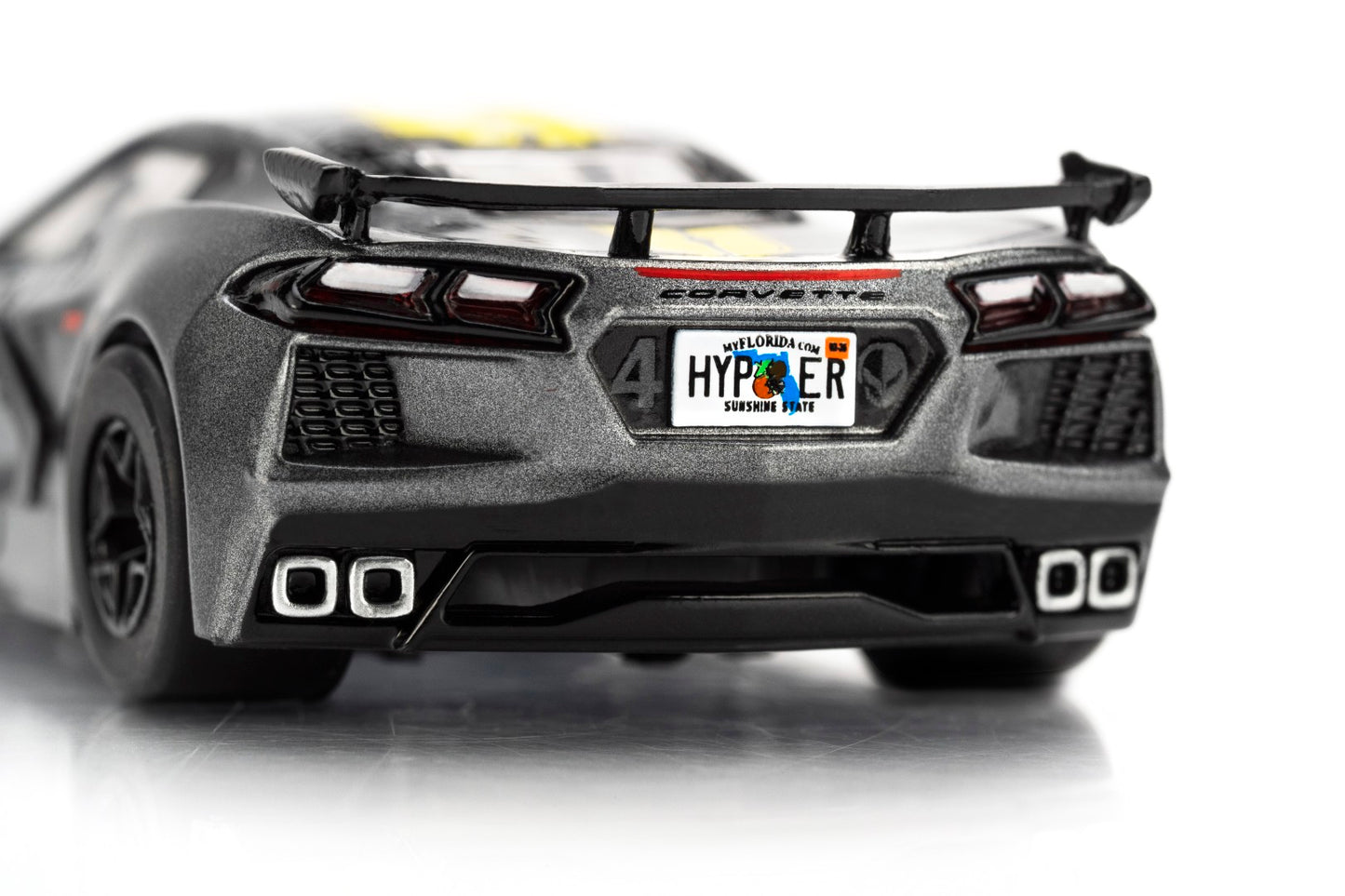 AFX 22107 Corvette C8 Hypersonic Grey 2022 HO Slot Car Mega G+ AFX22107