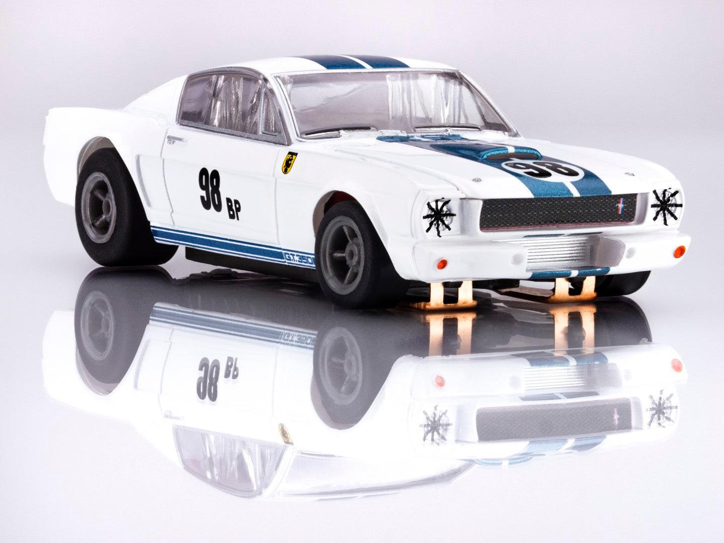 AFX 22125 1965 Shelby Ford Mustang GT350R Ken Miles HO Slot Car MegaG+ AFX22125