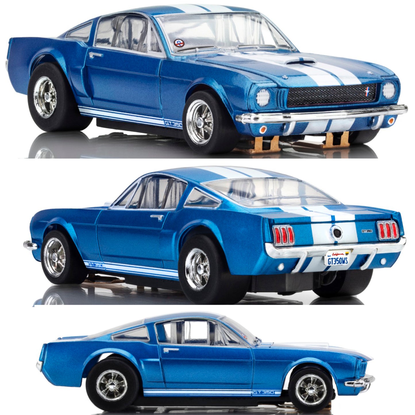 AFX 22149 1966 Shelby Mustang GT350R HO Slot Car Mega G+ AFX22149
