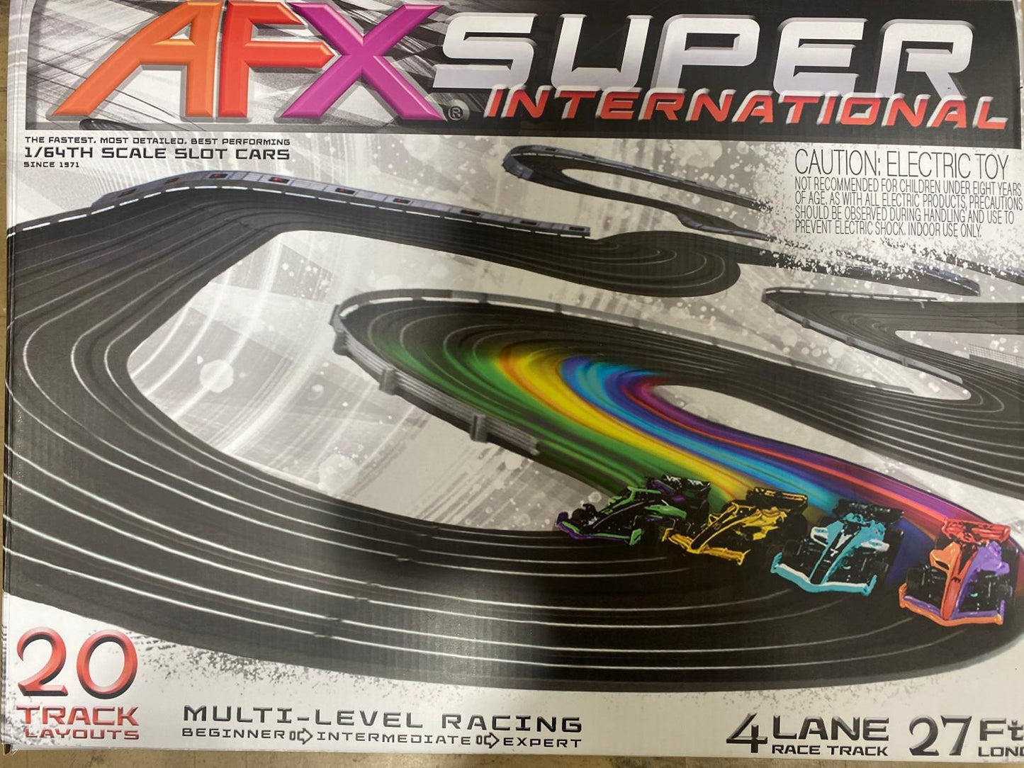 AFX HO Slot Car Track Expansion Pack 4 Lane Straight Curve 70600 70601 70621
