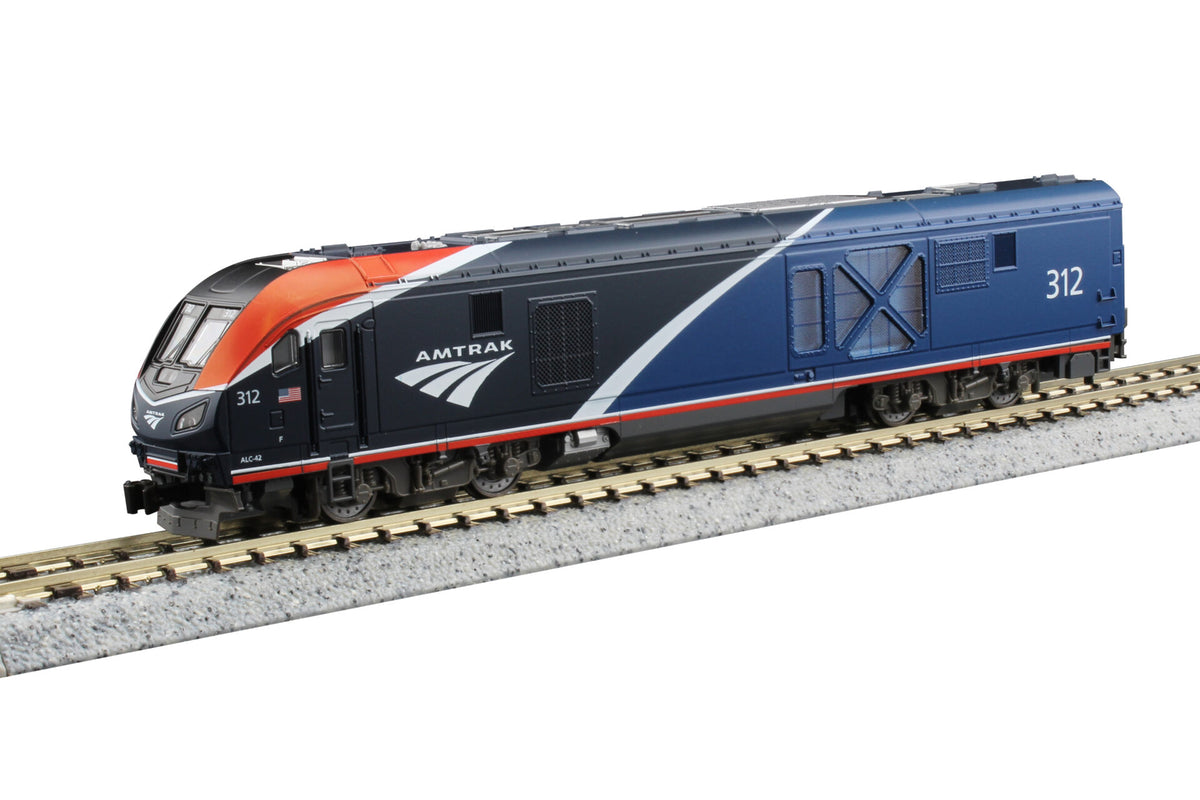 KATO 106-0047 N Scale Amtrak ALC-42 Phase VII Charger & Viewliner II Starter Set